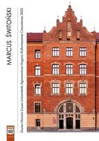 Marcus Świtoński Doctor Honoris Causa Universitatis Agronomicae Hugono-Kollontayanae Cracoviensis 2025